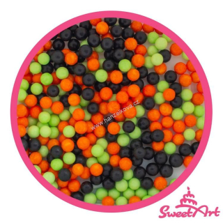 SweetArt cukrové perly Halloween mix 7 mm 80g