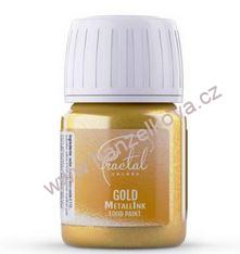  Tekutá metalická barva Fractal - Gold 30 ml